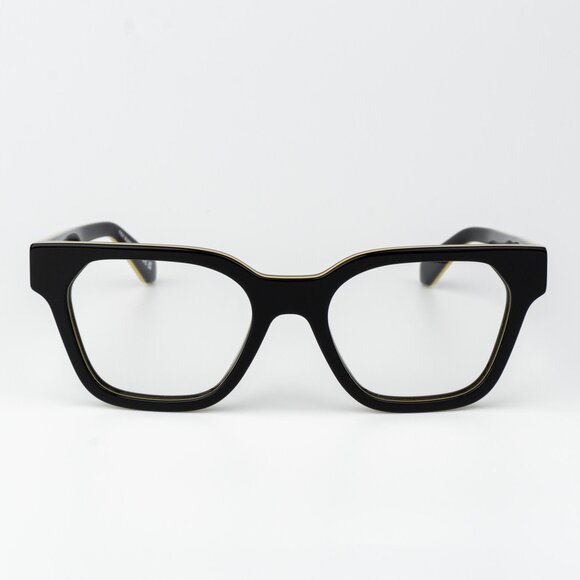 Off-White STYLE 7P Women Eyeglasses Black Yellow Square OERJ07P STYLE 7P 1300 - Picture 3 of 12
